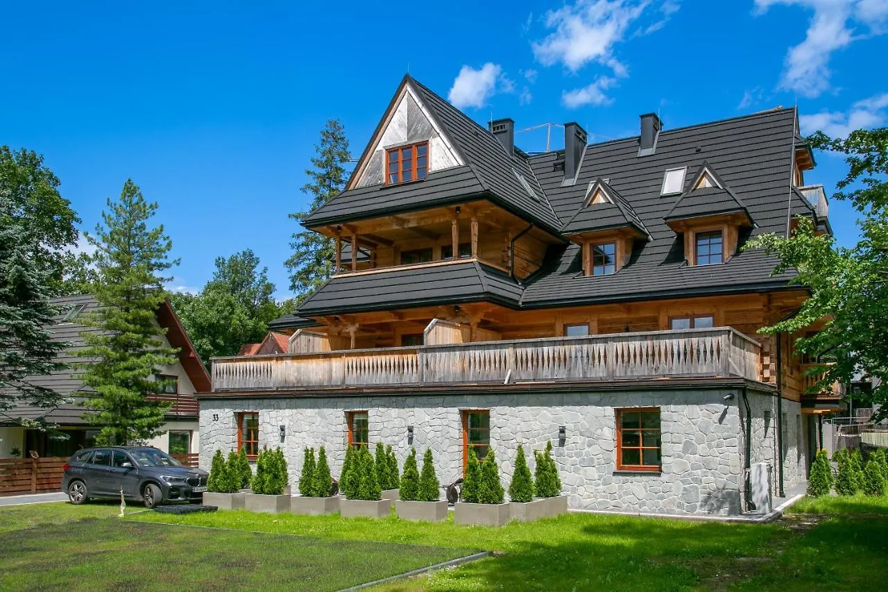 Апартаменты Gorskie Szczyty Apart & Spa Apartament 5 Sauna Jacuzzi I Parking W Cenie! Закопане